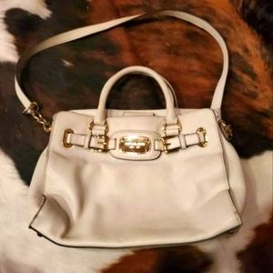 Michael Kors Cream Hamilton Purse